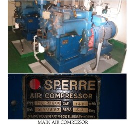 SHIP'S ENGINE ROOM EQUIPMENT'S